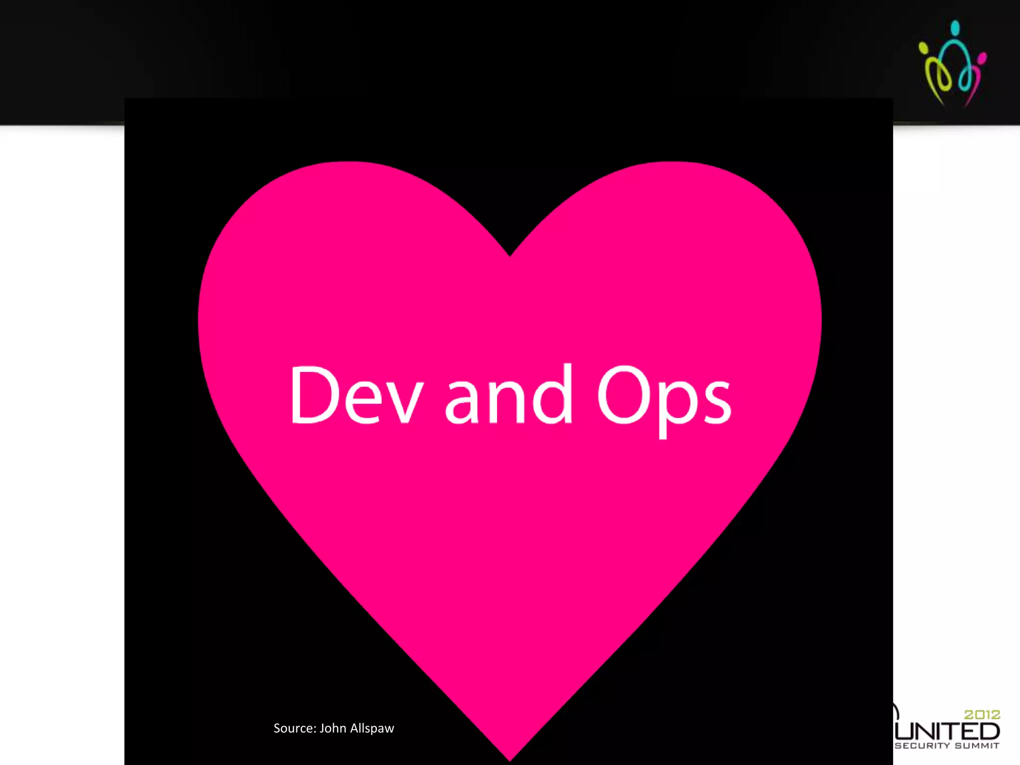 Source: John Allspaw
 