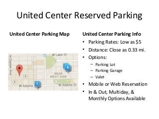 United Center Parking Map Rates Pass Guide United Center Parking Map Rates Pass Guide