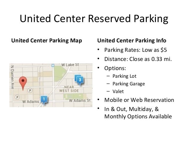 United Center Parking Map Rates Pass Guide United Center Parking Map Rates Pass Guide