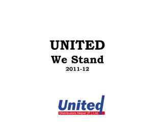 UNITED
We Stand
  2011-12
 