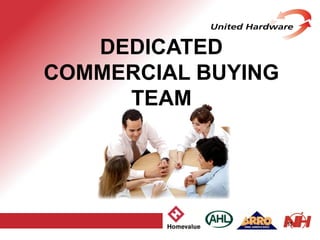 DEDICATED
COMMERCIAL BUYING
TEAM
11
 