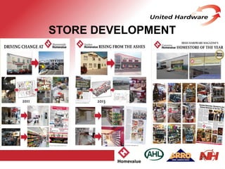 STORE DEVELOPMENT
21
 