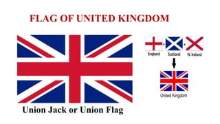 FLAG OF UNITED KINGDOM
Union Jack or Union Flag
 