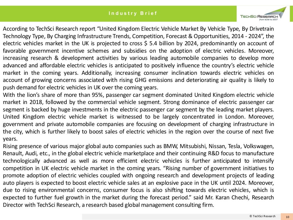United kingdom electric vehicle market forecast & opportunities, 2024