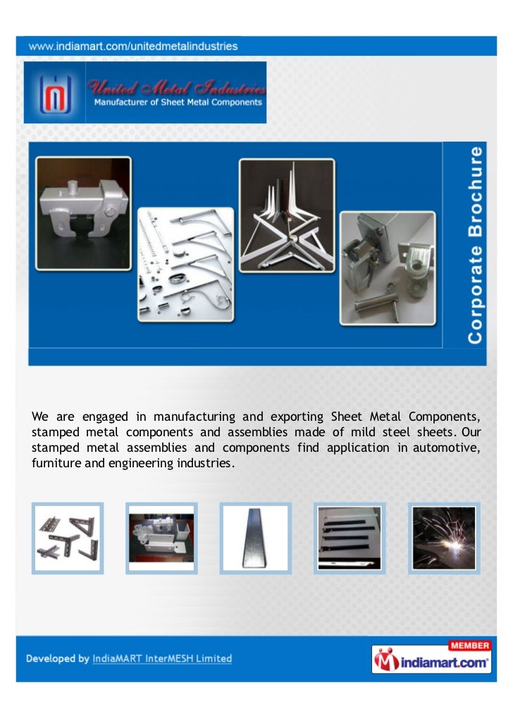 United Metal Industries, Mumbai, Sheet Metal Components