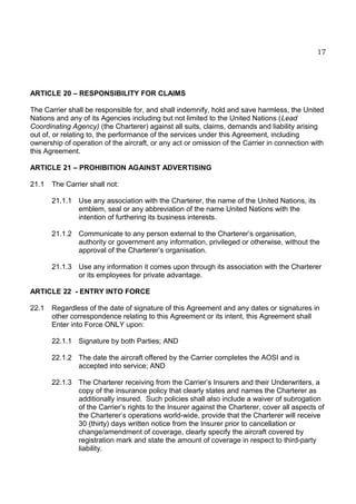 United nations charter agreement | DOC