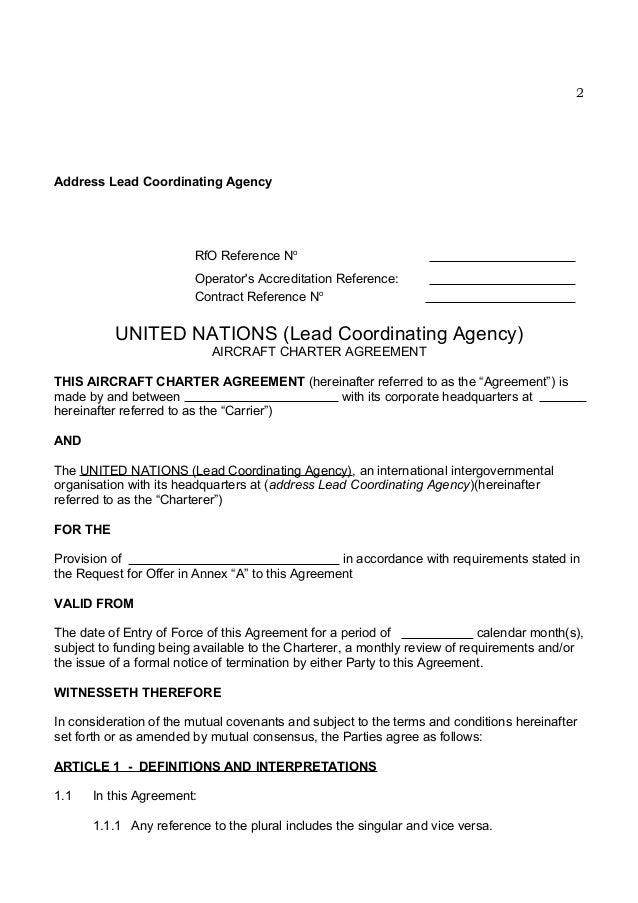 United nations charter agreement
