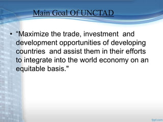 United nations conference on trade and development | PPTX