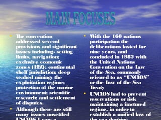 United nations convention on the law of the | PPT