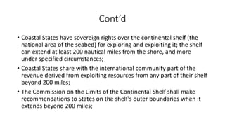 Sea Country Rights United nations convention on the law of the sea | PPTX
