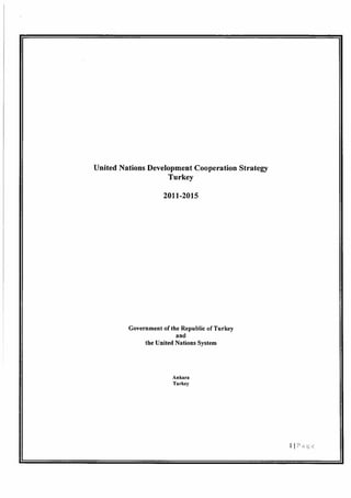 United nations development cooperation strategy