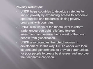 United nations developement progrm | PPTX