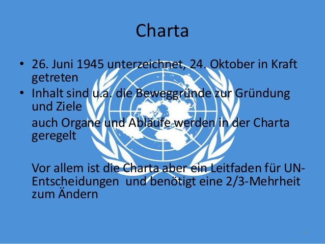 Was Ist Die Un Charta United nations (un)