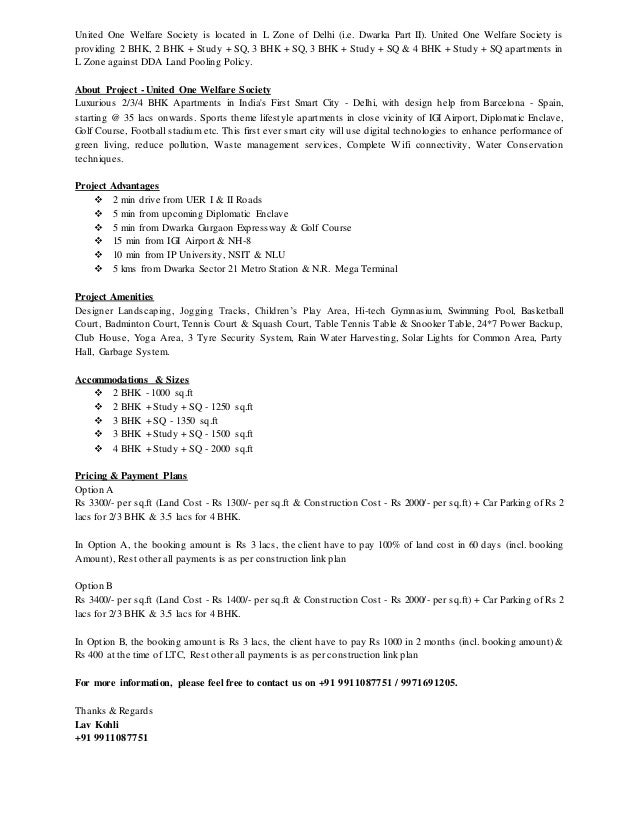 United One Society Ii Ii Dwarka Ext Delhi