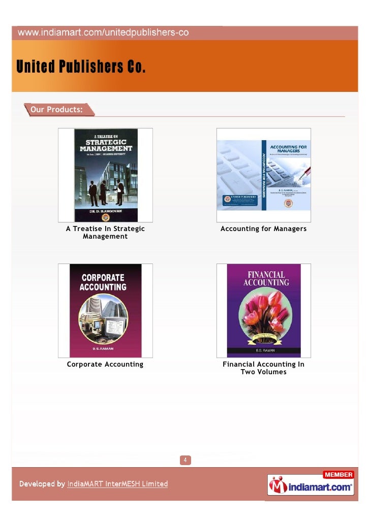 United Publishers Co., Mangalore, Academic books