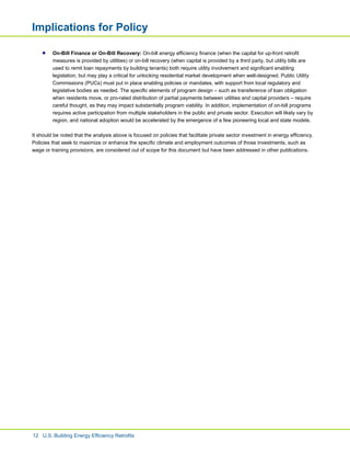 United States Building Energy Efficiency Retrofits | PDF
