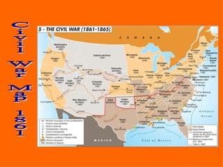 Civil War Map 1861 