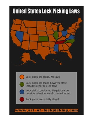 United States Lock Picking Laws