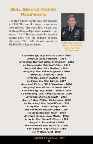 United States Special Operations Command 2017 Fact Book.pdf