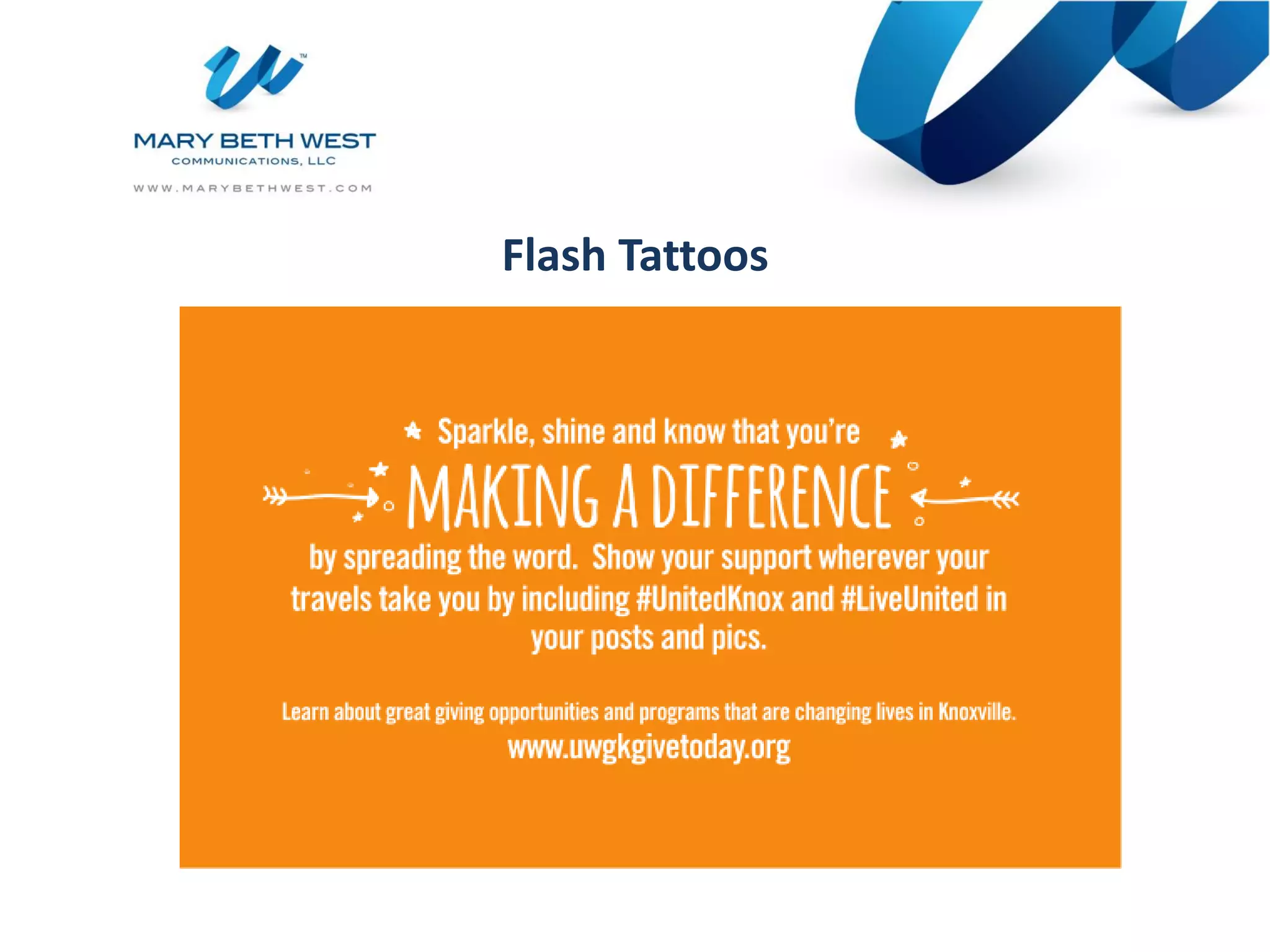 Flash Tattoos
 