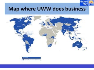 Map where UWW does business 
 