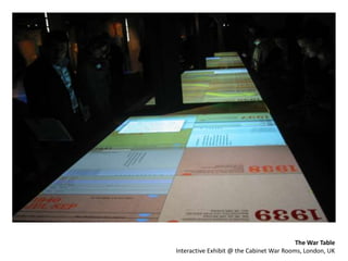 The War Table
Interactive Exhibit @ the Cabinet War Rooms, London, UK
 
