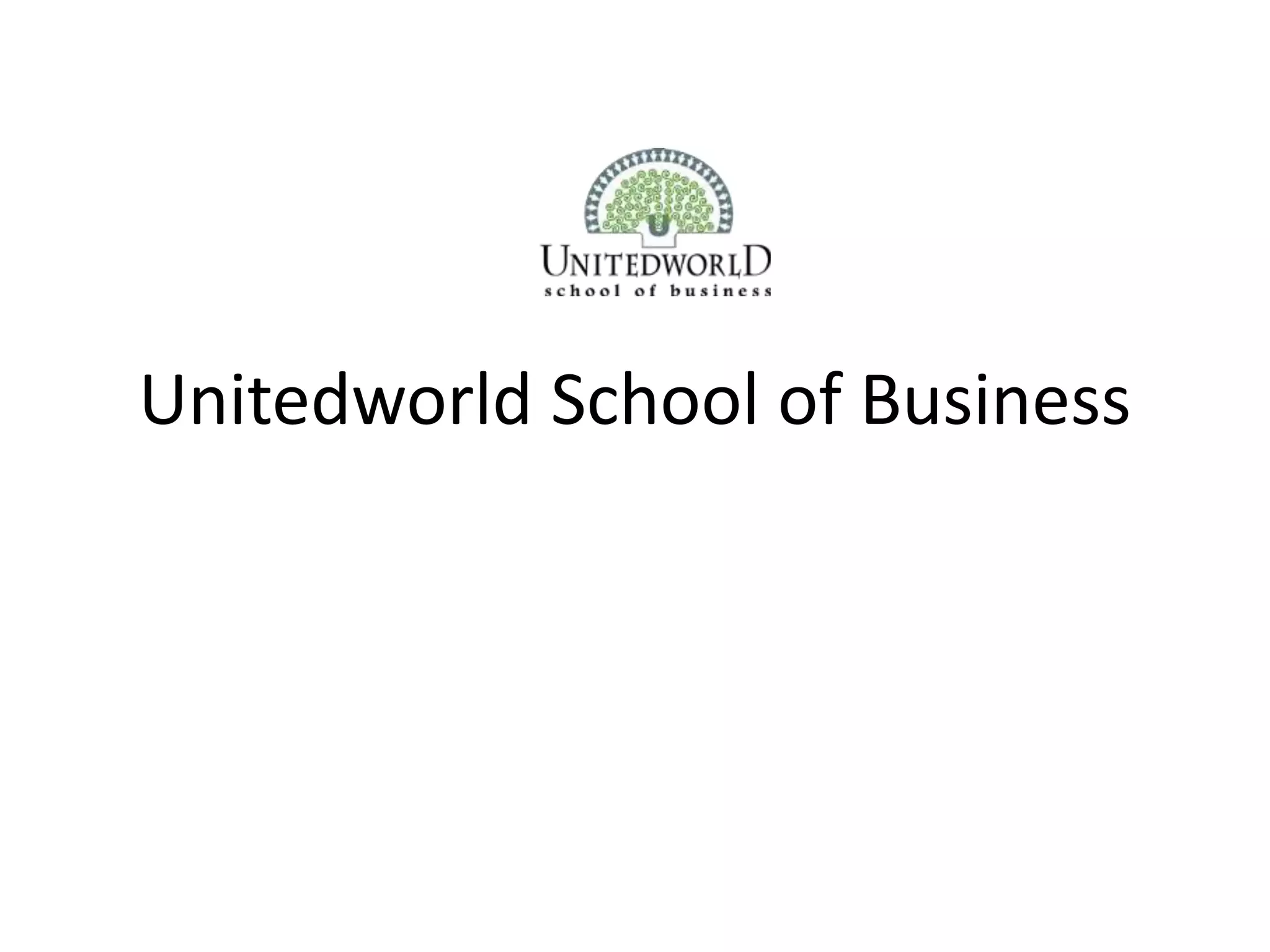 Unitedworld School of Business