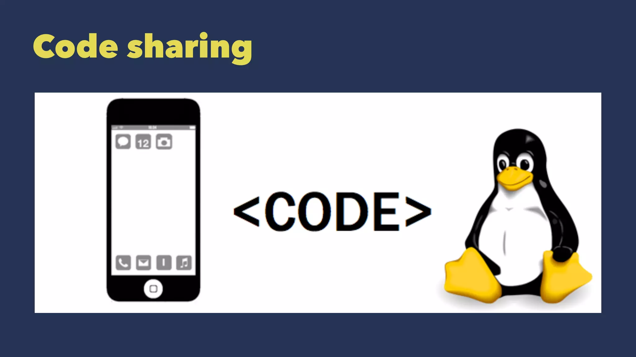 Code sharing
 