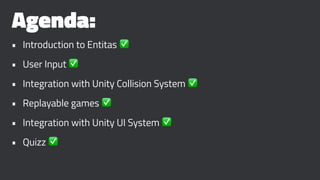 ECS architecture with Unity by example - Unite Europe 2016 | PDF