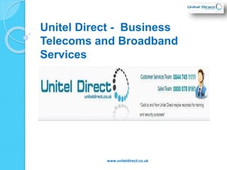 Unitel direct business telecoms and broadband services