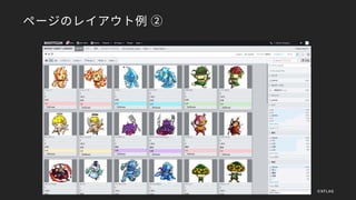 ページのレイアウト例 ②
©XFLAG
 