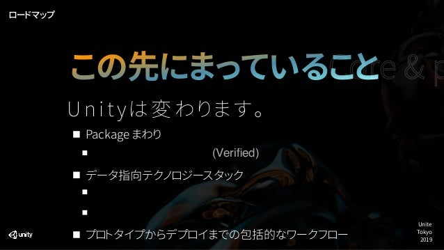 Unity開発ロードマップ最新情報