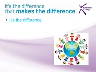 • It's the difference
 