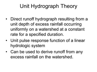 UnitHydrograph.ppt