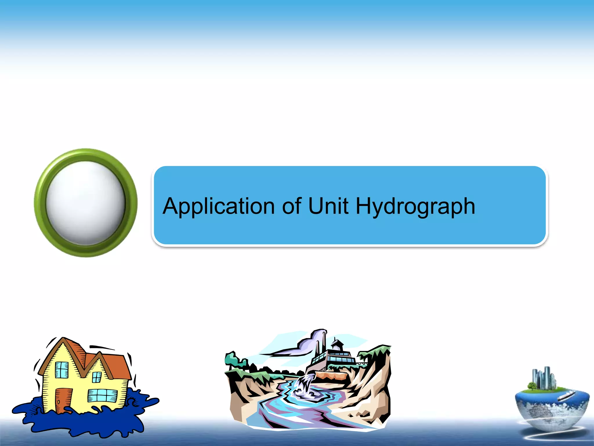 Text in
here
Application of Unit Hydrograph
 