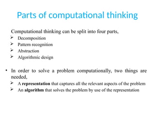 Unit I -1.2. Identification of Computational Problems.pptx | Computing ...