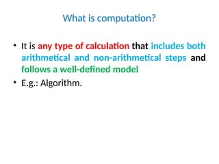Unit I -1.2. Identification of Computational Problems.pptx | Computing ...