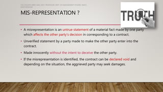Mis-representation | PPTX