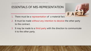 Mis-representation | PPTX