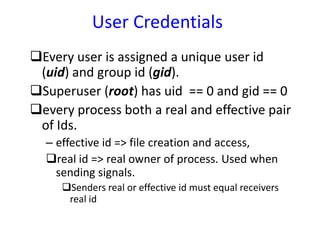 User Rid CS9222 Advanced Operating System | PDF