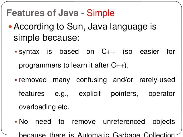 Basics of JAVA programming