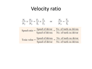 Velocity ratio
 