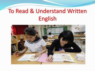 Aims and Objectives of Teaching English | PPT