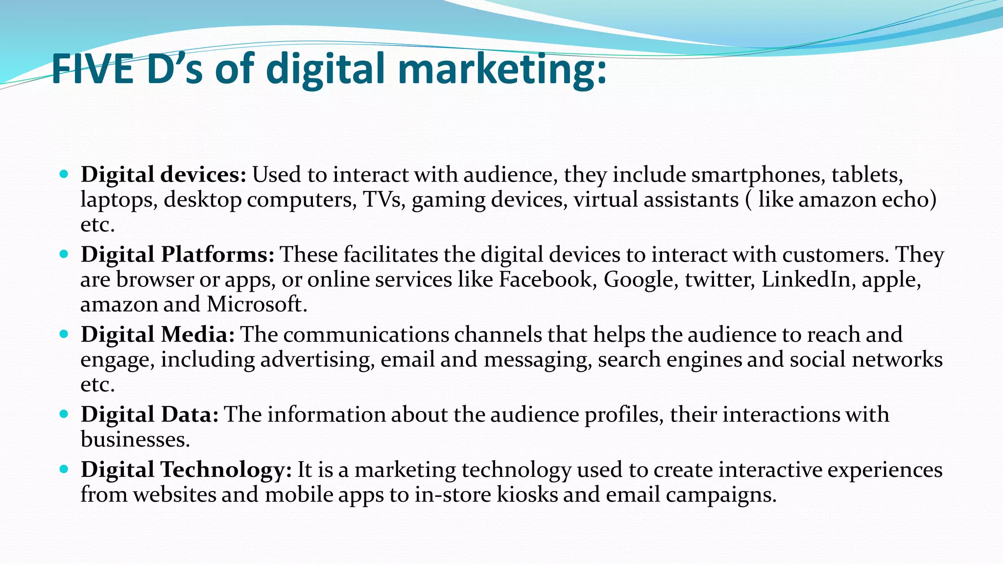 Basics of digital marketing | PPT