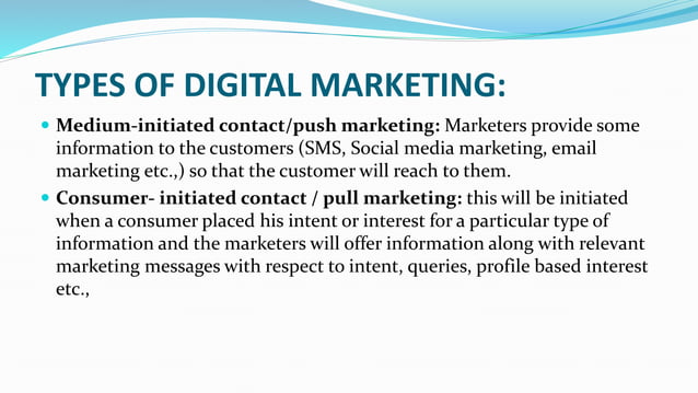Basics of digital marketing | PPT