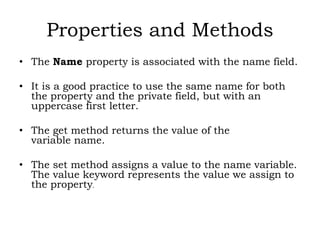 PROGRAMMING USING C#.NET SARASWATHI RAMALINGAM