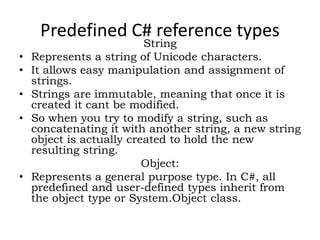 PROGRAMMING USING C#.NET SARASWATHI RAMALINGAM