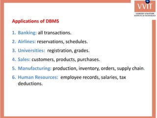 Introduction to Database Management Systems (DBMS)