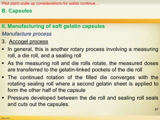 Pilot plant and scale up considerations for solids | PPT