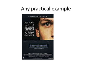 Any practical example
 